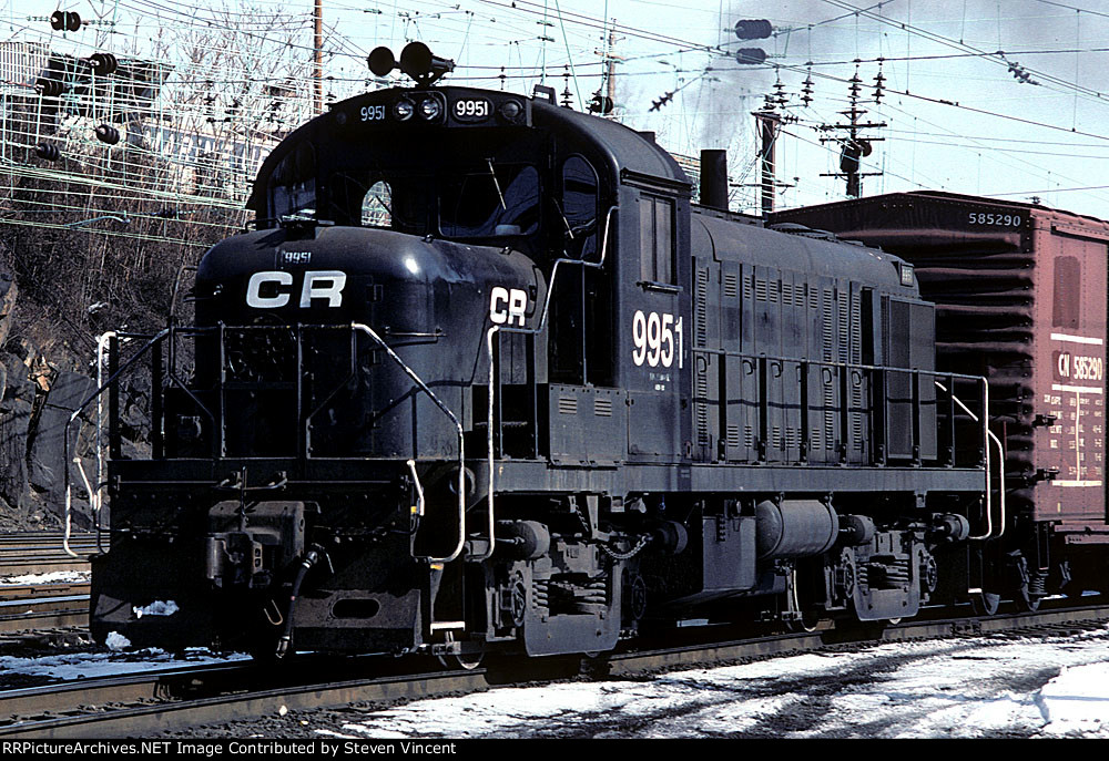 Conrail RS3m #9951 in black